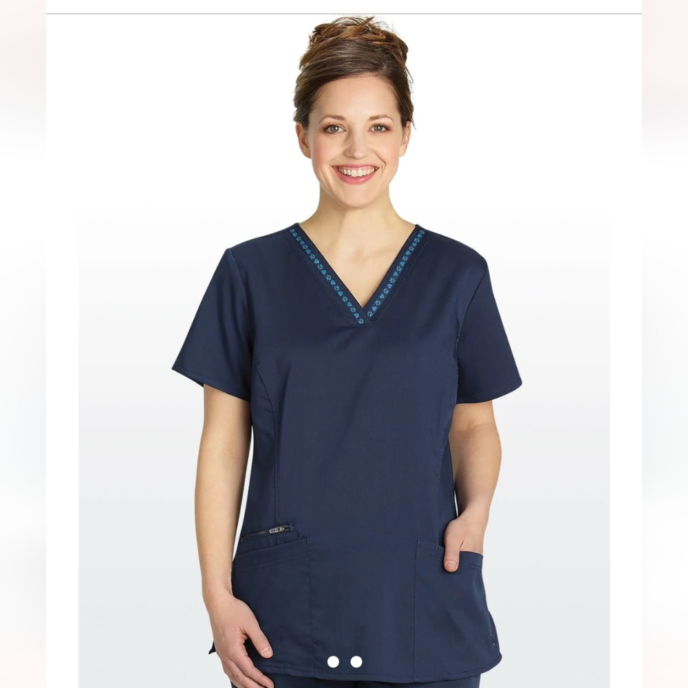 New! Woman's size large scrub top